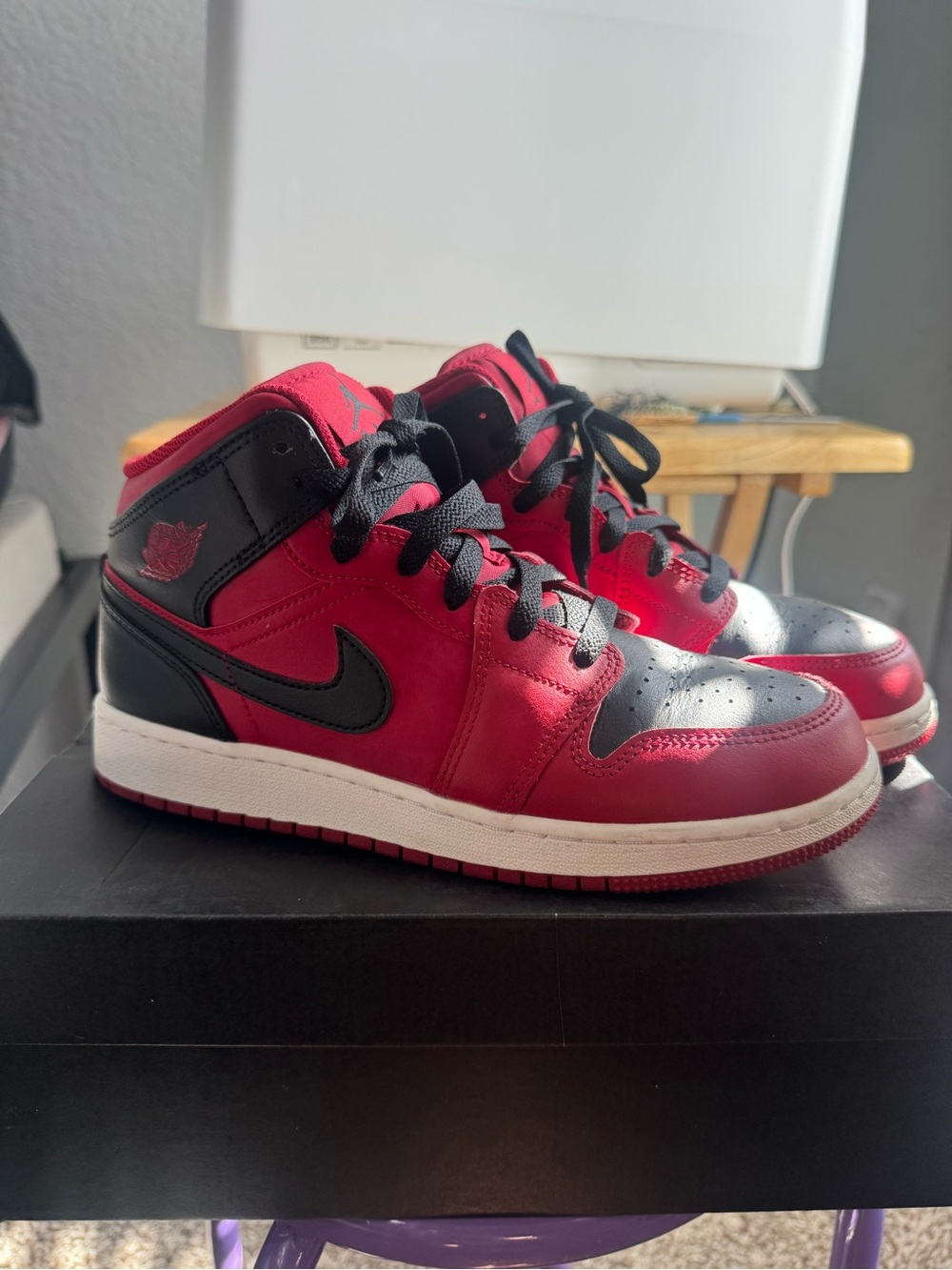 Red & Black Jordan Air 1